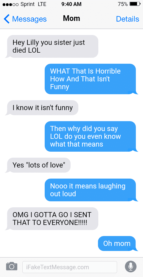 Why we use fake lols and what they really mean