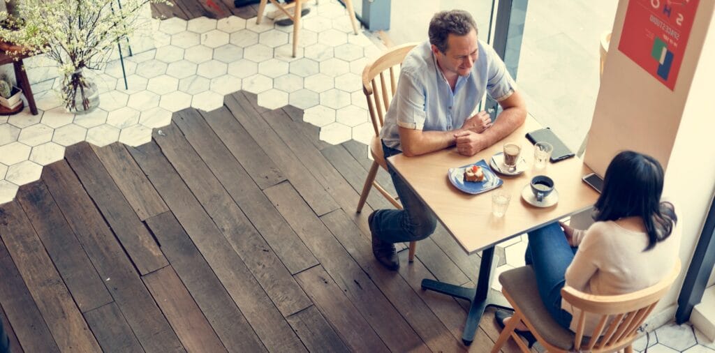 Coffee Shop Leisure Lifestyle Dating People Concept